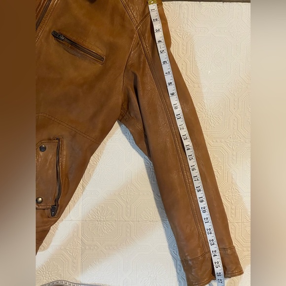 Brown DANIER Leather Men Size XL Jacket - Picture 16 of 16